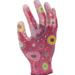 PU-HANDSKAR ROSA L230309P, KORT, 