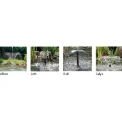 Pump för fontän - Pondovario - 3500 - Avtagbart rör - Termiskt skydd - Teleskopisk förlängning