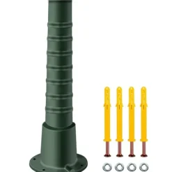 Pumpstativ i gjutjärn för svängpumpar 22,86x22,86x66cm, belagd handpumpställ med 8mm vägg, perfekt för trädgård och damm.