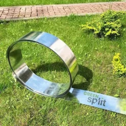 Rabattkant, Gräskant, Trädgårdskant, Kantplåt, Gräsmattkant metall Alu/Zink (längd 10m 15m / höjd 15cm 20cm 25cm), Längd GS:10 m, Bred:15 cm