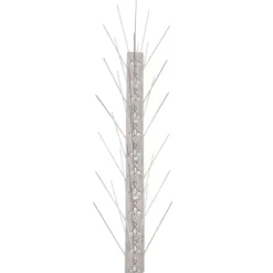 5-raders Fågelpiggar i rostfritt stål 40 st 20 m