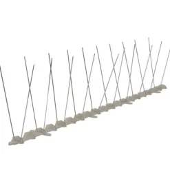 2-raders Fågelpiggar plast 6 st 3 m