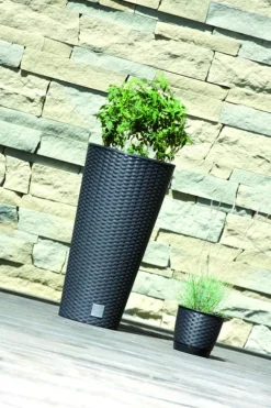 RATO DRTUS200 Hög blomkruka med insats | Vit