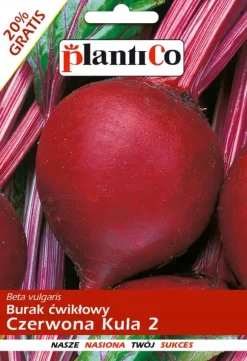 Rödbeta RED BALL 12 g PlantiCo frön