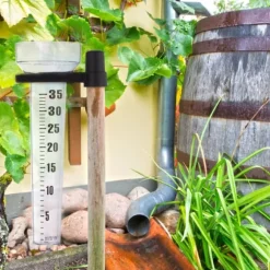 Regnmätarset, 24,5x10,5x8,5 cm, Svart