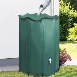 Regntunna hopfällbar med kran 1350 L