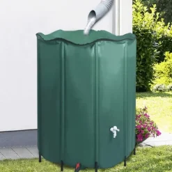 Regntunna hopfällbar med kran 1000 L