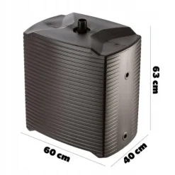 Regnvattenbehållare, 125L kapacitet, modulär design, väderbeständig, enkel installation, stiliga färger