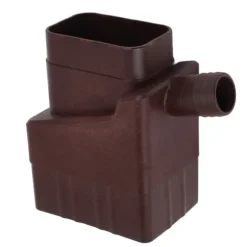 Regnvattenuppsamlingssystem UV-resistent stuprörsavledningskit - mörkbrun
