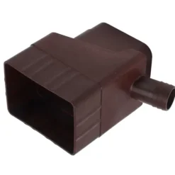 Regnvattenuppsamlingssystem UV-resistent stuprörsavledningskit - mörkbrun