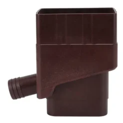 Regnvattenuppsamlingssystem UV-resistent stuprörsavledningskit - mörkbrun