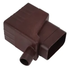 Regnvattenuppsamlingssystem UV-resistent stuprörsavledningskit - mörkbrun