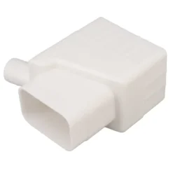 Regnvattenuppsamlingssystem Professionellt UV-resistent stuprörsavledare för utomhusträdgård gräsmatta Vit