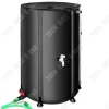 Regnvattenuppsamlingstank - TECH DISCOUNT - 190L - PVC - Rund - Svart