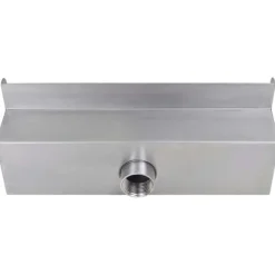 Rektangulär Vattenfall Poolfontän med LED-lampor i rostfritt stål | Storlek: 30 cm