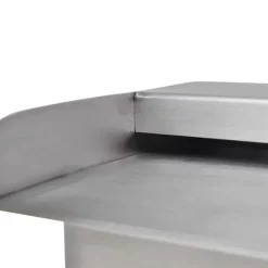 Rektangulär Vattenfall Poolfontän med LED-lampor i rostfritt stål | Storlek: 30 cm