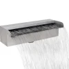 Rektangulärt Vattenfall Poolfontän i rostfritt stål 30 cm