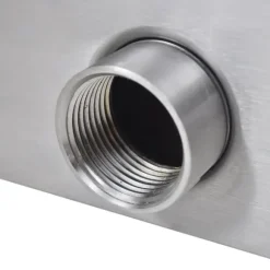 Rektangulärt Vattenfall Poolfontän i rostfritt stål 30 cm - Fontäner