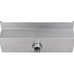 Rektangulärt Vattenfall Poolfontän med LEDs i rostfritt stål 30 cm - Fontäner