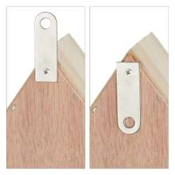 Relaxdays Fristående Insektshotell, Insektshus, Bee Refuge, Nest Hut Garden HxBxD: 140x47x47cm, Nature