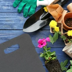 Relaxdays knäbräda spel av 2, för arbete i trädgården; verkstad, hem, skyddsmatta; lxP 40 x26 svart