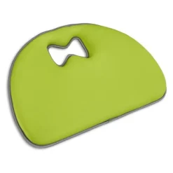 Relaxdays Knäskydd för trädgård, knähjälp, universell med handtag, knämatta, grön