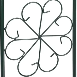 Relaxdays Rosbåge, Rosenträdgård, Klätterställning, Rund trädgårdsstöd 250x160x160 cm, grön