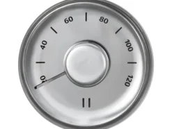 Relaxed bastu-termometer, stål, rund