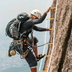 Repstege - Utrymnings- och brandstege - 10 m - Max 200 kg - Säkerhetsstege för hemmet