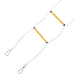 Repstege, 12m Längd, 0,9-tums Diameter, 440 lbs Belastningskapacitet, Halkfria Pedaler, Lämplig för Brandutrymnings