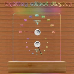 RGB bastutermometer - exakta temperatur- och luftfuktighetsavläsningar
