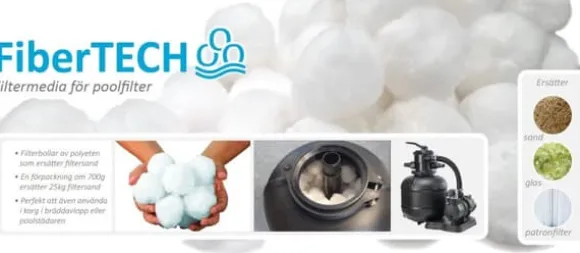 Rio FiberTECH filterbollar 700g motsv. 25kg sand