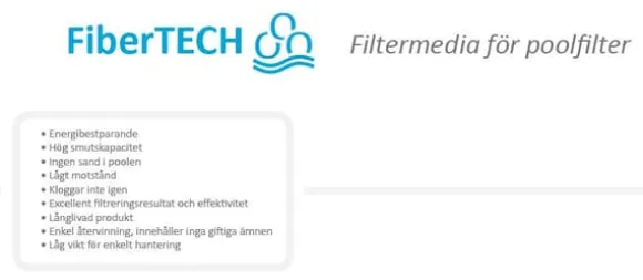 Rio FiberTECH filterbollar 700g motsv. 25kg sand