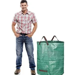 Rivsäker trädgårdsväska - GARDENMATE - 272L - Grön - 4 handtag