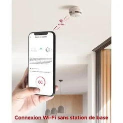 Rökdetektor - X-Sense - XS01-WX - Utbytbart batteri - Wi-Fi 2,4 GHz - Fotoelektrisk