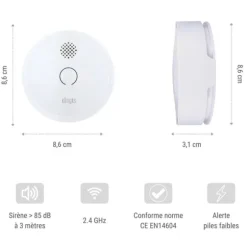 Rökdetektor Konyks FireSafe 2 Trådlös