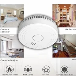 Röklarm - ELRO - FS1805 - 10-pack - Batteritid 5 år - Magnetisk fäste