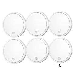 Röksensor, 10-årigt batteri, 85 dB larm,6PC