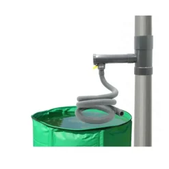 Rännvattenuppsamlarsats, 80 mm, för regnvattentunnor