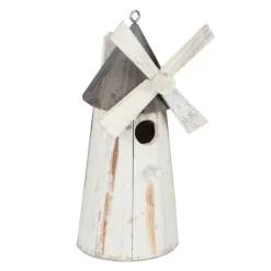 Robust dekorativ fågelholk väderkvarn