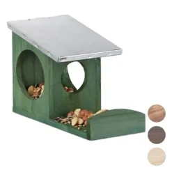 Robust ekorrmatningshus med metalltak