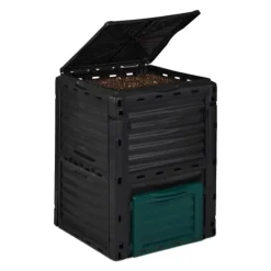 Robust kompostbehållare i plast 230 l