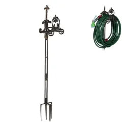 Robust slanghållare, stående gjutjärn