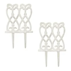 Robust sänggrind i gjutjärn, set om 2