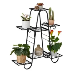 Robusta blomsteg i metall