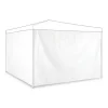 Robusta sidopaneler för paviljongen, 2-pack, vita