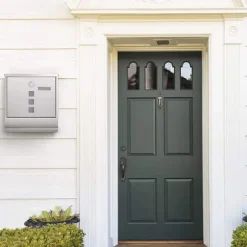 Rootz Brevlåda - Väggbrevlåda - Väggbrevlåda - Postlåda i rostfritt stål - Väggmonterad postlåda - Postmonterad postlåda - Brevlåda för brev - Silver | CDON