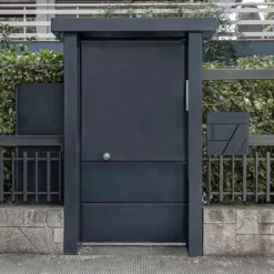 Rootz Brevlåda - Väggbrevlåda -Väggmonterad postlåda - Postmonterad postlåda - Brevlåda för brev - Antracit - 7 x 10,5 x 37 cm