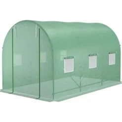 Rootz Folie Växthus - Tomat Växthus - Växthus - Grön - 350 X 200 X 200 CM