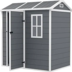 Rootz Garden House - Tool Shed - Outdoor Equipment Storage - Weatherproof and Låsbar - 186 cm x 130 cm x 199 cm